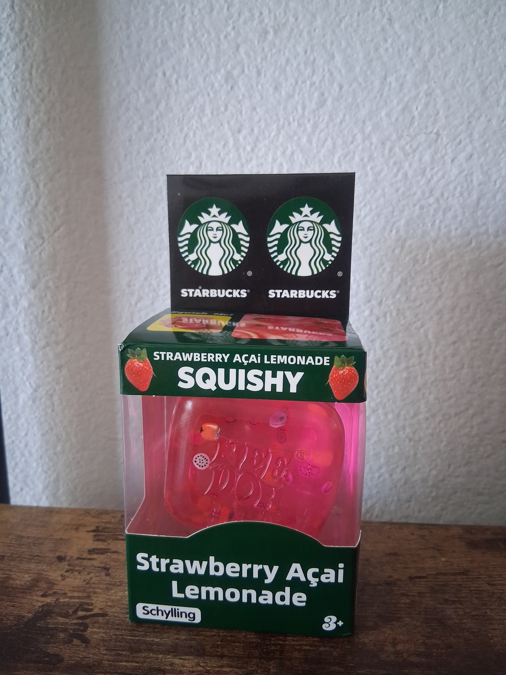 Needoh Nice Cube Starbucks Pink Strawberry Acai